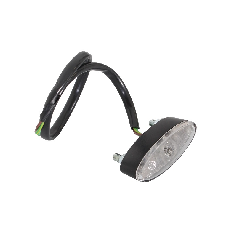 Univerzális led hátsó lámpa Mini Oval fehér