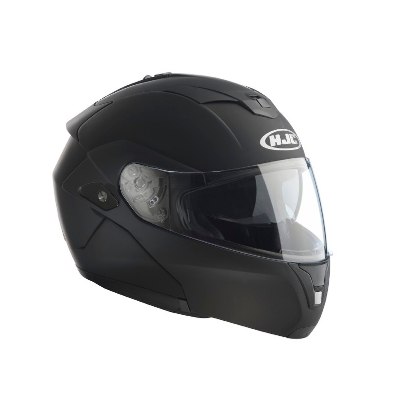 Billenő motoros sisak HJC SY-MAX 3 Rubbertone fekete matt eladó kiárusítás