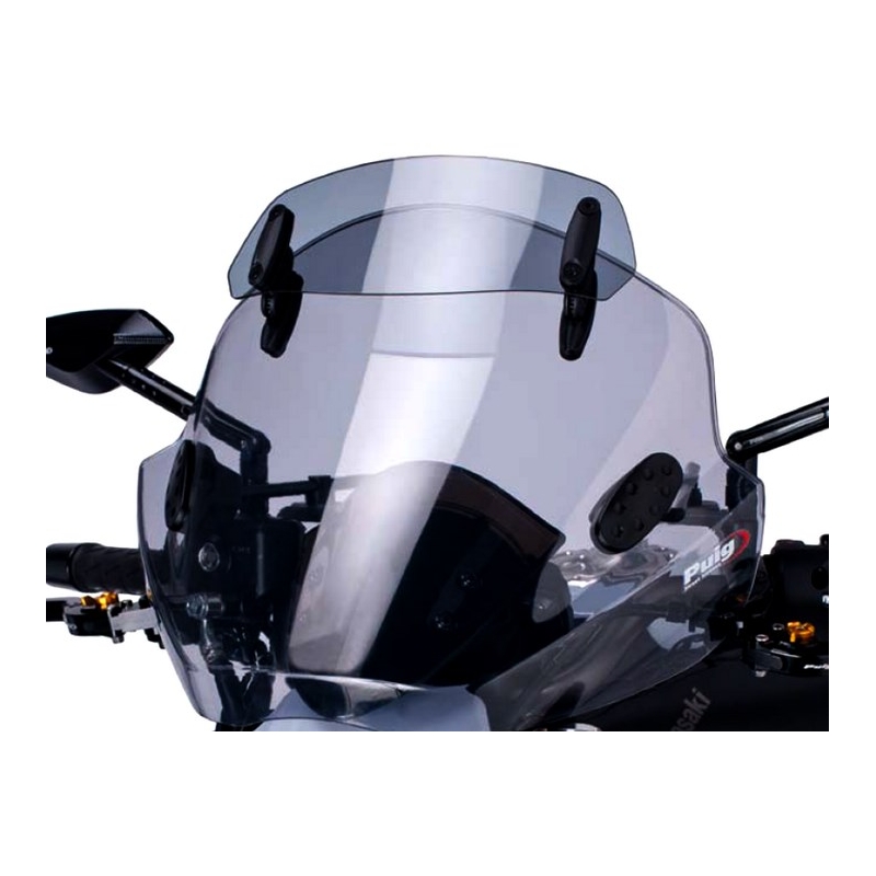 Windshield PUIG STREAM WITH VISOR smoke kiárusítás