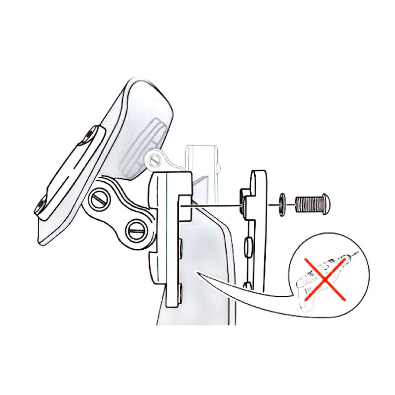 Multiadjustable visor PUIG clip-on áttetsző
