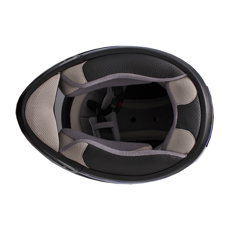 Motorkerékpár sisak Akira Izumi 2205 szürke-fekete akció kiárusítás