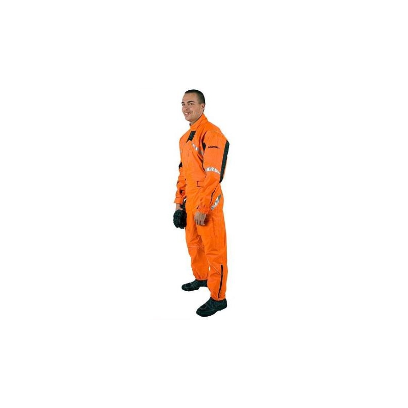 Nepromokavá kombinéza Lookwell Hiker neon oranžová - vel. 3XL