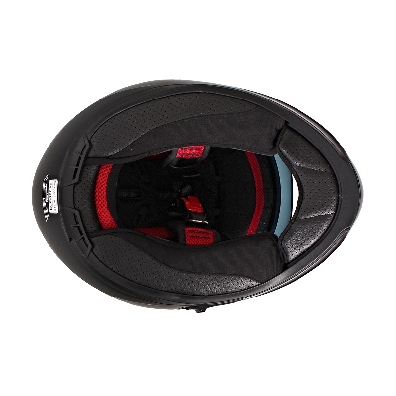 Motorkerékpár sisak RSA SR-01 fekete-piros-fehér akció kiárusítás