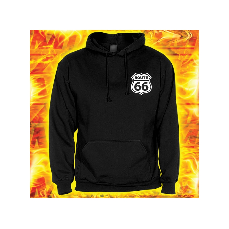 66-os út kapucnis pulóver