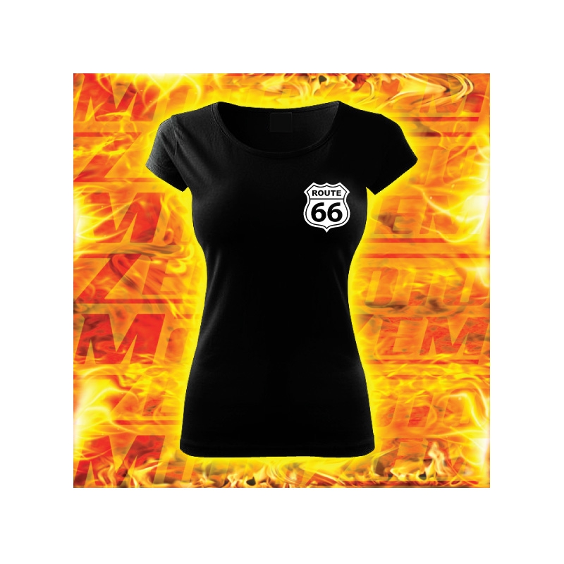 Női póló 66-os út motívum eladásával kiárusítás