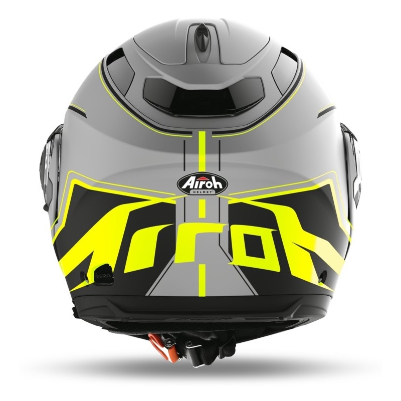 Billenő sisak Airoh Phantom S Beat szürke-fekete-fluo sárga