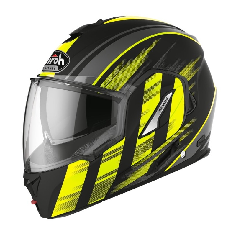Flip sisak Airoh REV19 Ikon fekete-fluo sárga