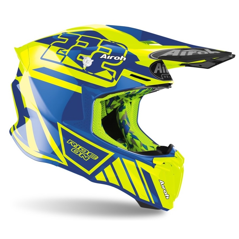 Motocross Sisak Airoh Twist 2.0 Replika Cairoli 2020 kék-fluo sárga
