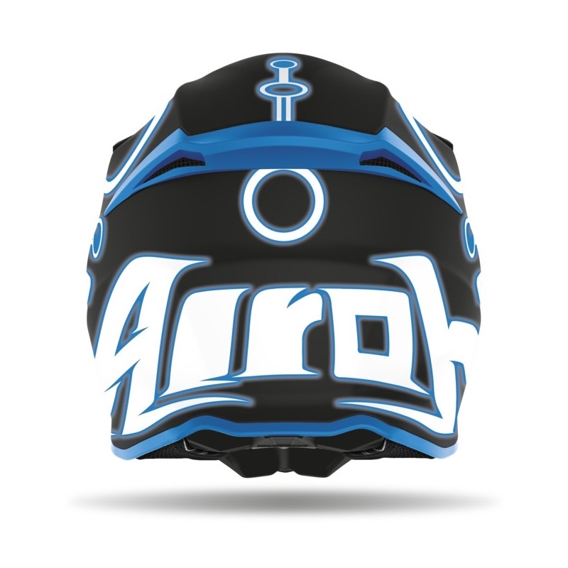 Motocross sisak Airoh Twist Neon fekete-kék