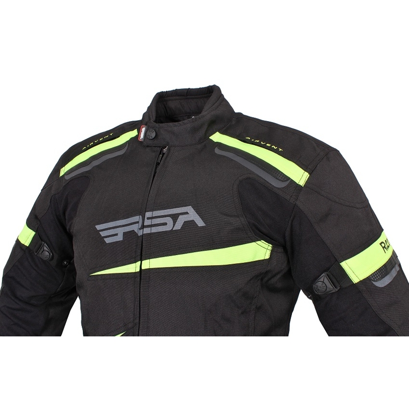 Motoros kabát RSA Razor fekete-neon sárga kiárusítás