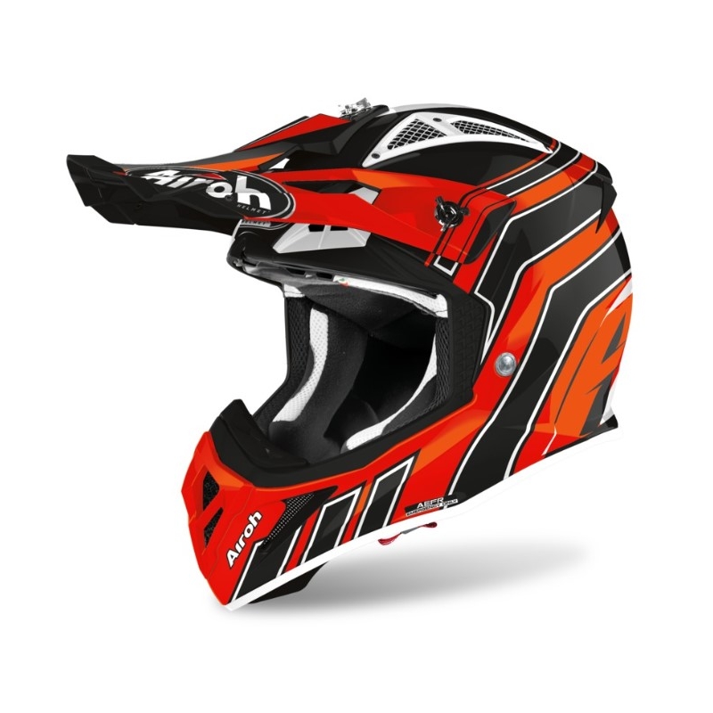 Airoh Aviator Ace Art Motocross sisak narancs-fekete 2021