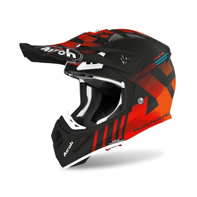 Motocross sisak Airoh Aviator Ace Nemesi fekete-narancssárga eladó kiárusítás