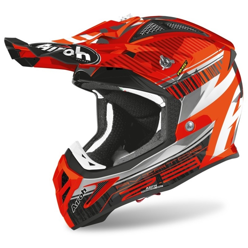 Motocross Sisak Airoh Aviator Novak 2.3 AMSS narancsszürke