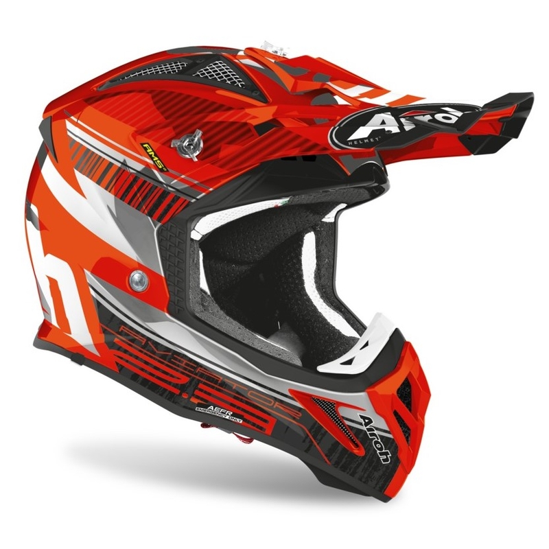 Motocross Sisak Airoh Aviator Novak 2.3 AMSS narancsszürke