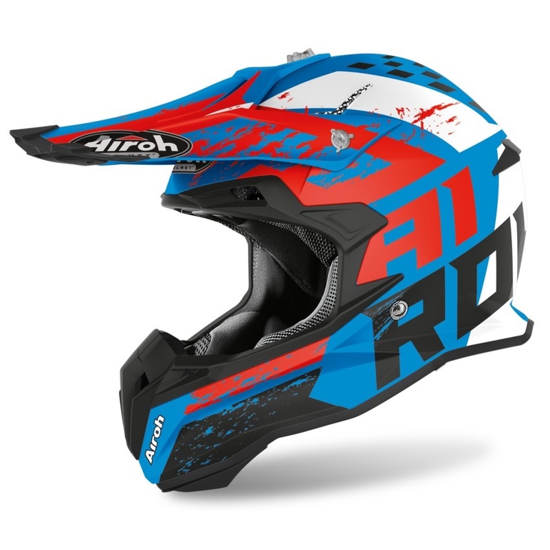 Motocross Sisak Airoh Terminátor akasztó türkiz matt