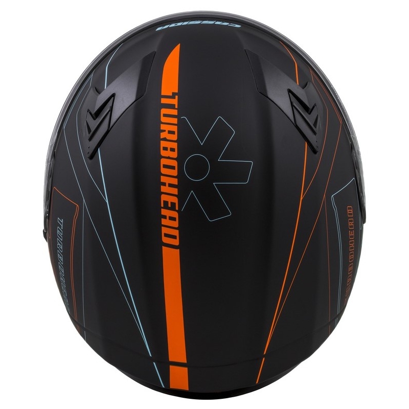 Integrált sisak Cassida Integral 3.0 Turbohead fekete-narancssárga-kék kiárusítás