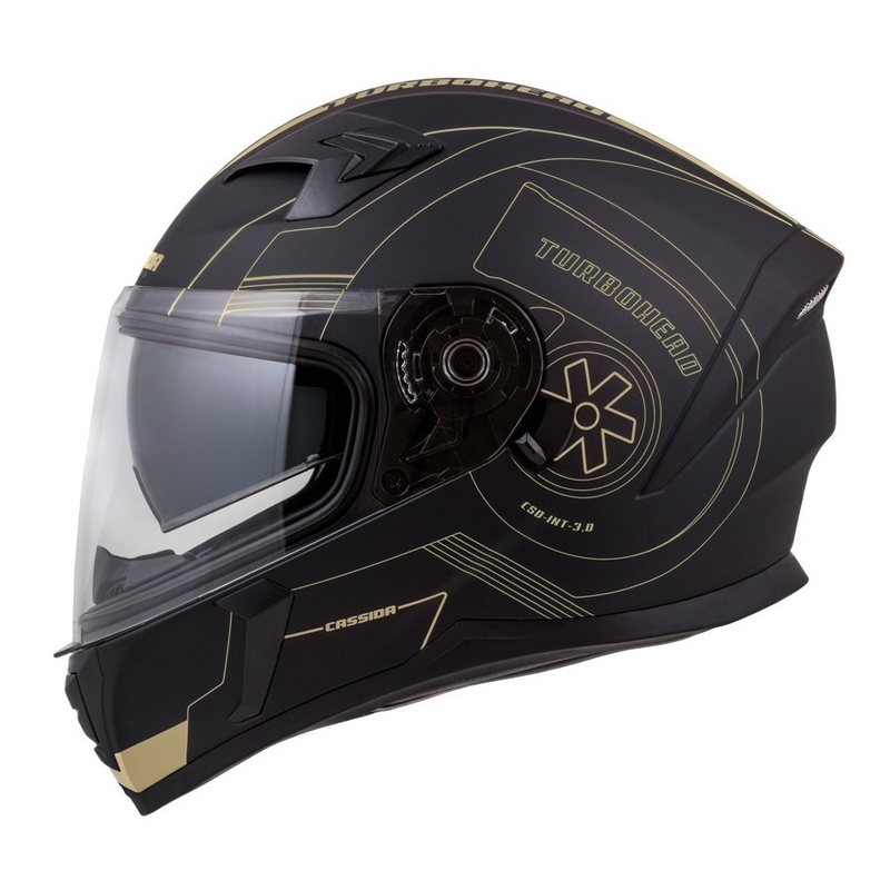 Zárt sisak Cassida Integral 3.0 Turbohead fekete-arany