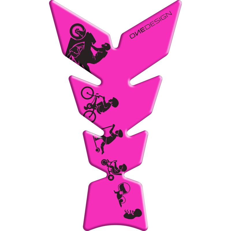 Üzemanyagtartály matrica Nyomtatás - Moon fluo pink