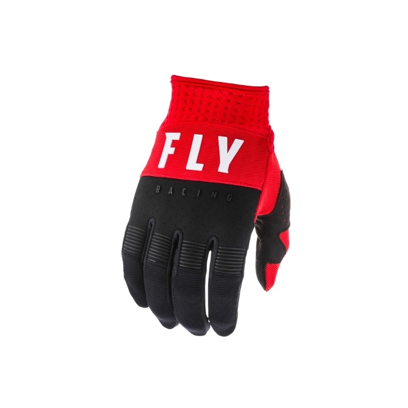 Motocross Kesztyű FLY Racing F-16 2020 fekete-piros-fehér