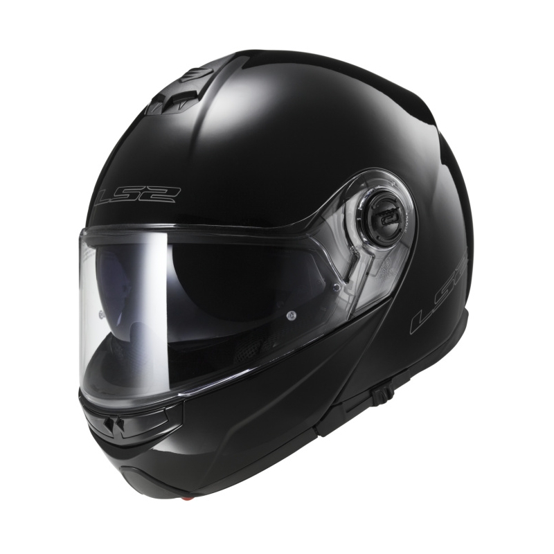Billenő sisak motorkerékpárhoz LS2 FF325 Strobe fekete fényes - II.class