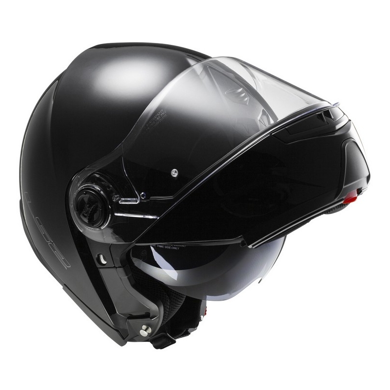 Billenő sisak motorkerékpárhoz LS2 FF325 Strobe fekete fényes - II.class