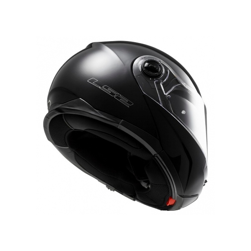 Billenő sisak motorkerékpárhoz LS2 FF325 Strobe fekete fényes - II.class