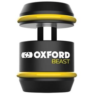 Zámek na motocykl Oxford Beast Lock černo-žlutý
