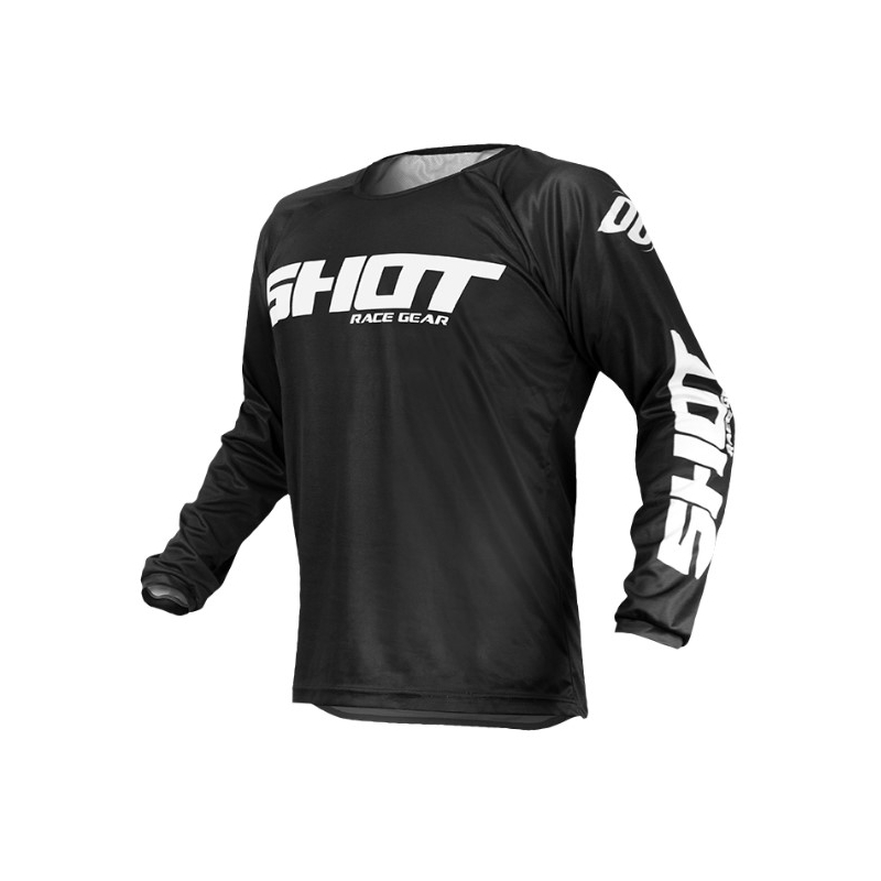 Motocross mez Shot Devo Raw fekete kiárusítás