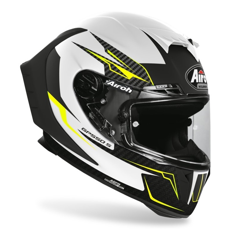Integrált sisak Airoh GP 550S Venon fehér-fekete-fluo sárga eladó