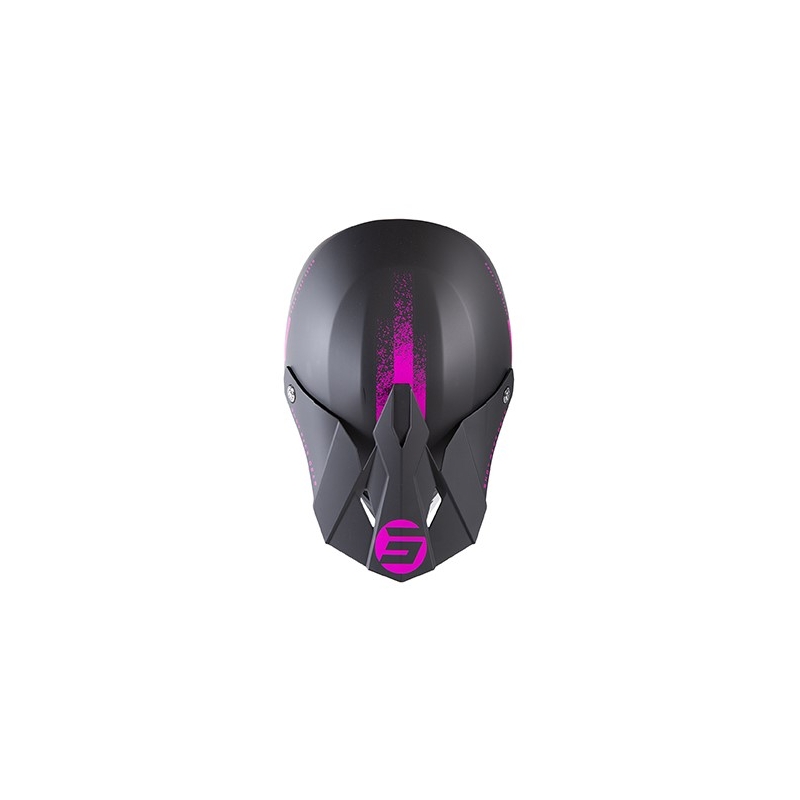 Motocross sisak Shot Furious Raw black-fuchsia