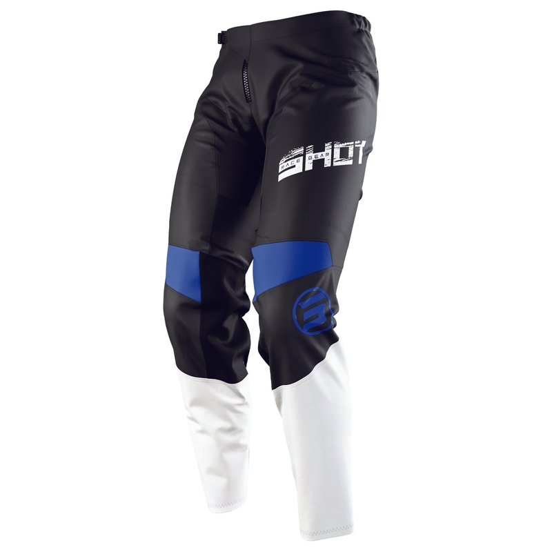 Motocross Pants Shot Devo Slam fekete-fehér-kék eladás kiárusítás