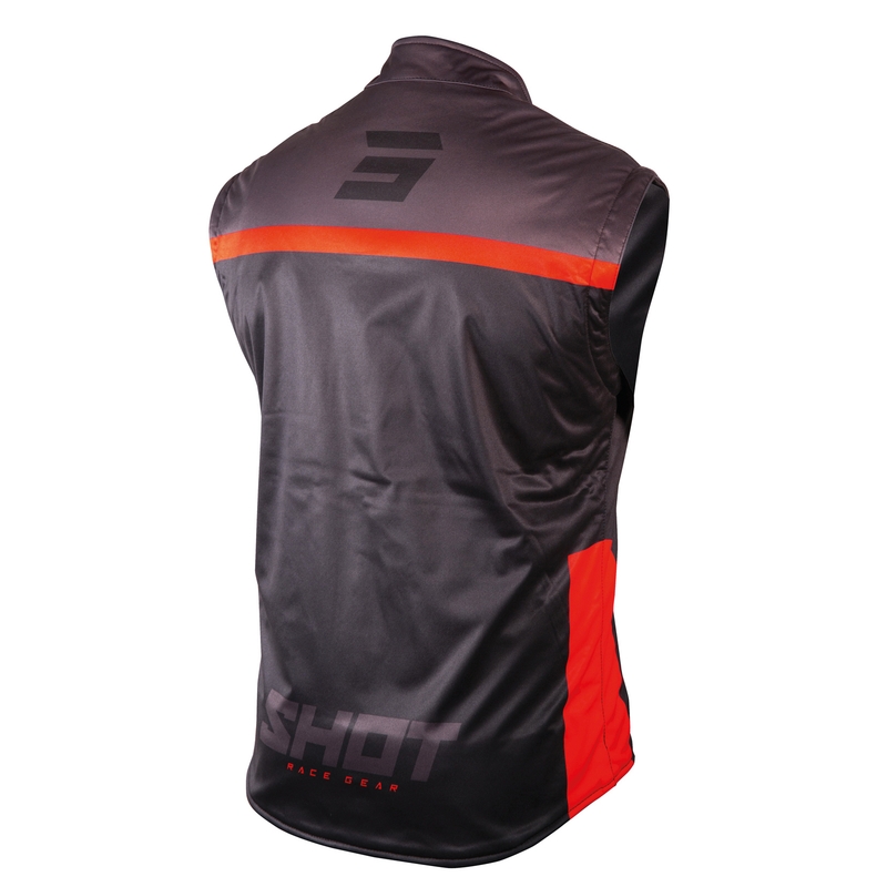 Softshell mellény Shot Lite fekete-piros akció kiárusítás