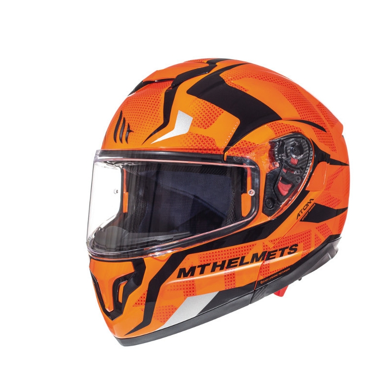 Mt Atom Divergencia Fluo motorkerékpár Flip Sisak Narancssárga akció kiárusítás