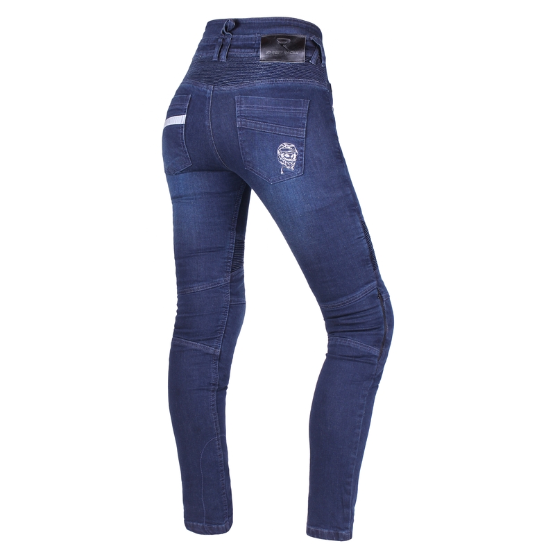 Street Racer Spike II Slim fit CE női motoros farmer kék