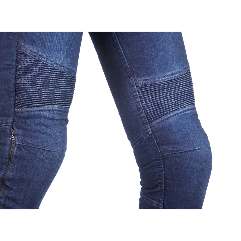 Street Racer Spike II Slim fit CE női motoros farmer kék