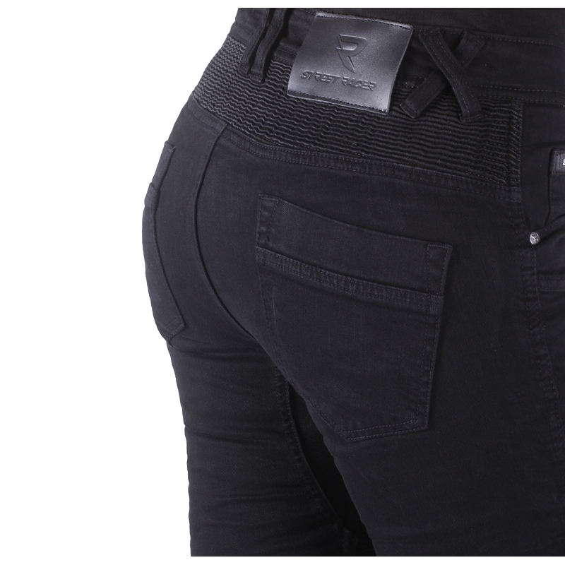 Street Racer Stretch II Slim fit CE női farmernadrág fekete