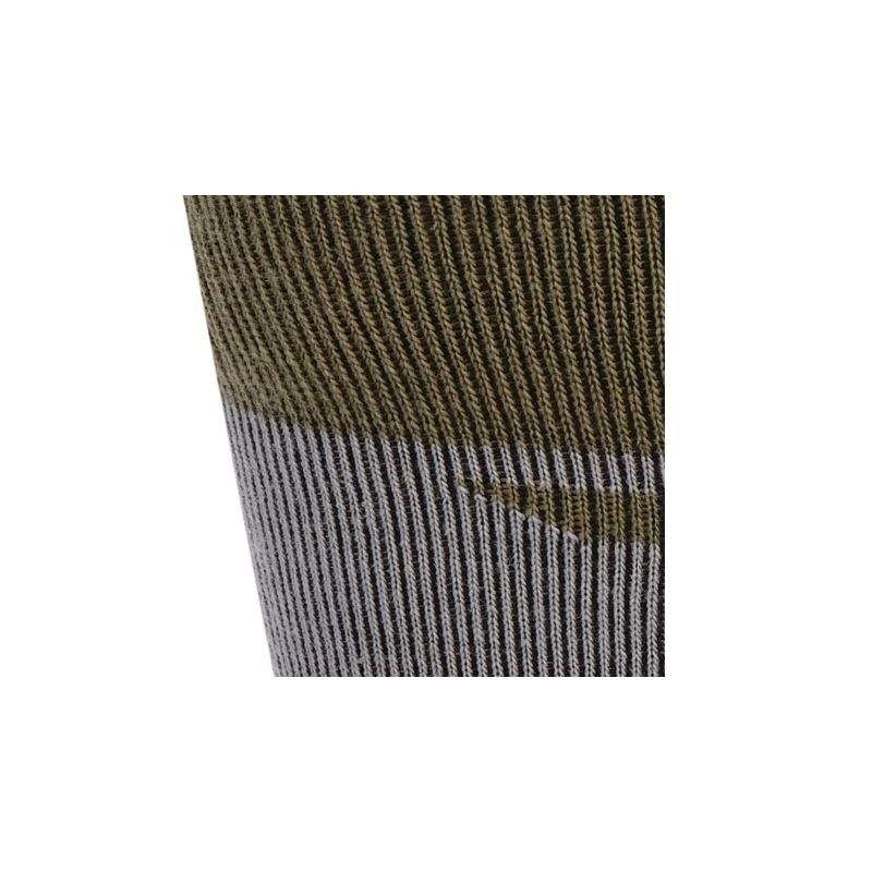 Zokni Oxford Merino khaki zöld