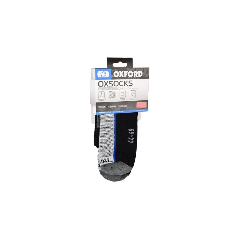 Zokni Oxford Thermal szürke-fekete-kék