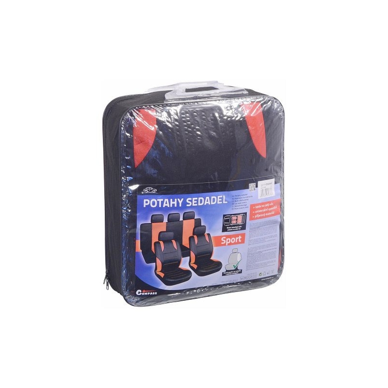 Üléshuzat készlet 9 db piros