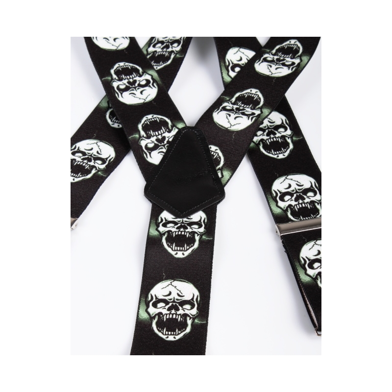 Nadrágtartó koponyamotívummal 12