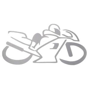 Bike matrica ezüst