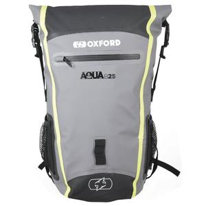 Vodotěsný batoh Oxford Aqua B25 černo-šedo-fluo žlutý 25 l