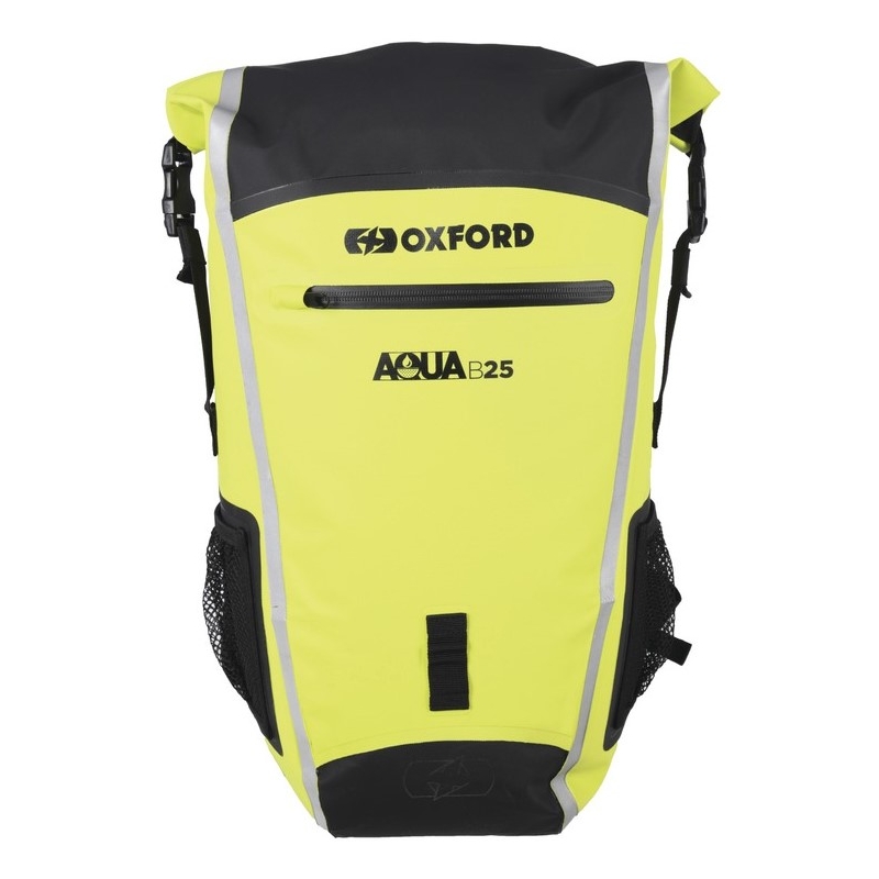 Vízálló hátizsák Oxford Aqua B25 fekete-fluo sárga 25 l-es akció