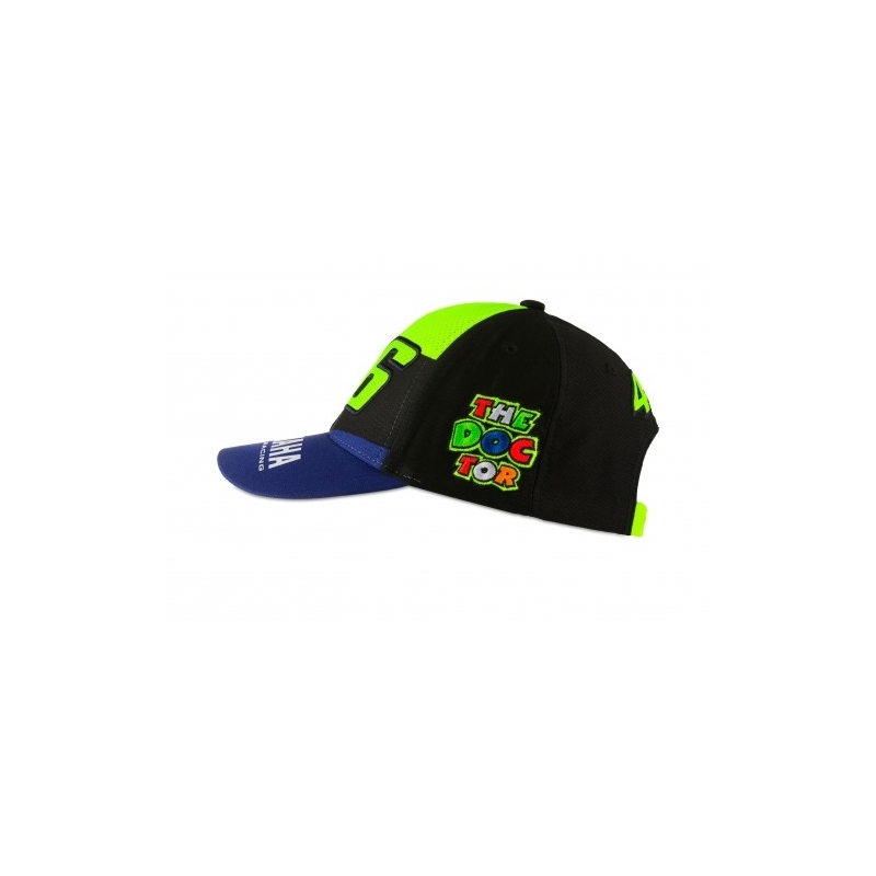 Gyermeksapka Valentino Rossi VR46 YAMAHA kék-fekete-sárga
