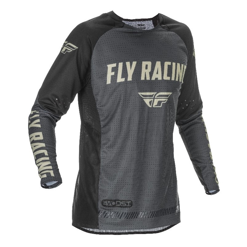 Motocross mez FLY Racing Evolution 2021 fekete-szürke akció