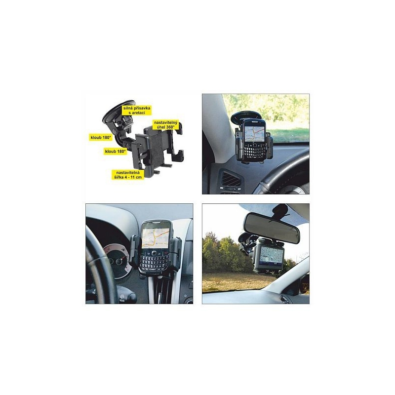 PDA/GPS többszögű tartó csatlakozóval