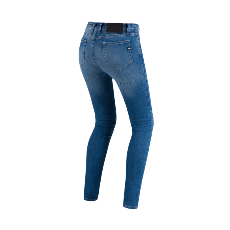 Női motoros farmer PMJ Skinny kék akció kiárusítás