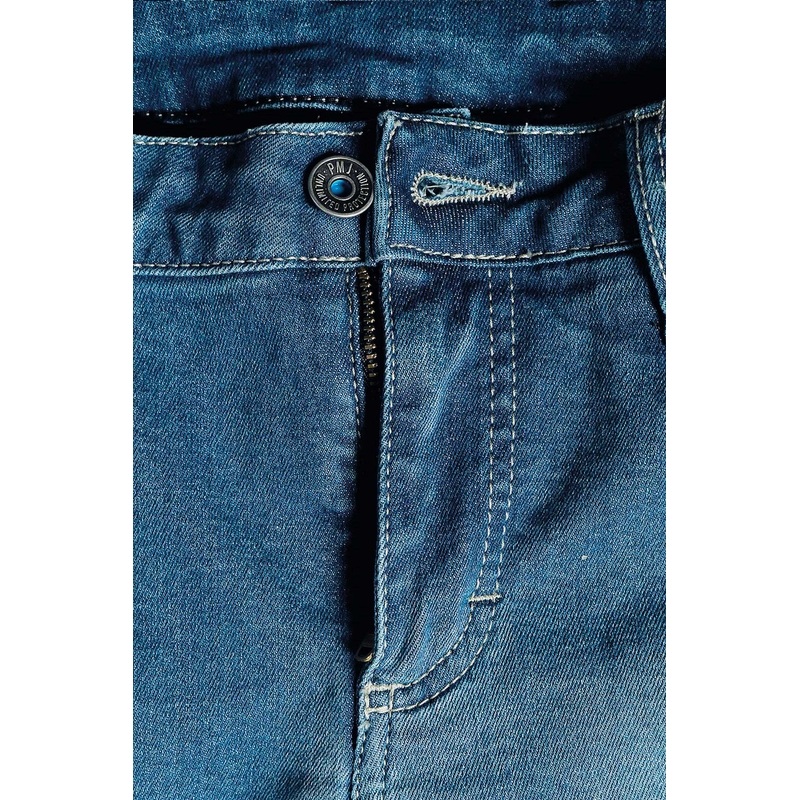 Női motoros farmer PMJ Skinny kék akció kiárusítás