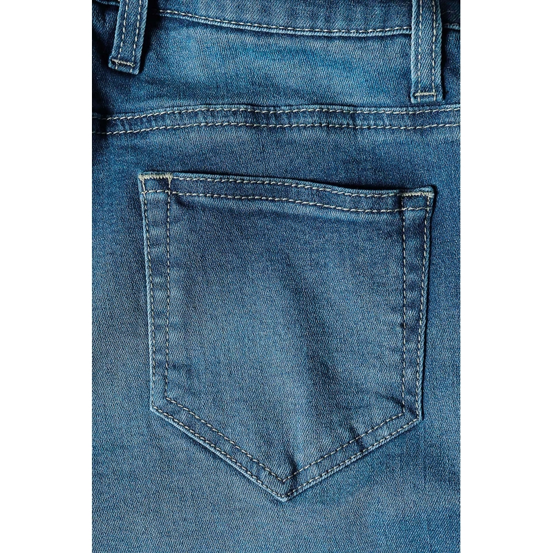 Női motoros farmer PMJ Skinny kék akció kiárusítás