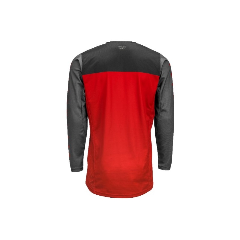 Motocross Jersey FLY Racing Kinetic K121 2021 Piros-szürke-fekete akció kiárusítás